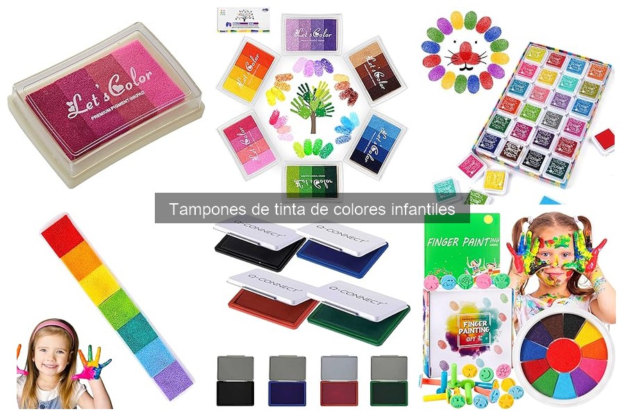 Alternativas a los Tampones de Tinta de Colores Infantiles