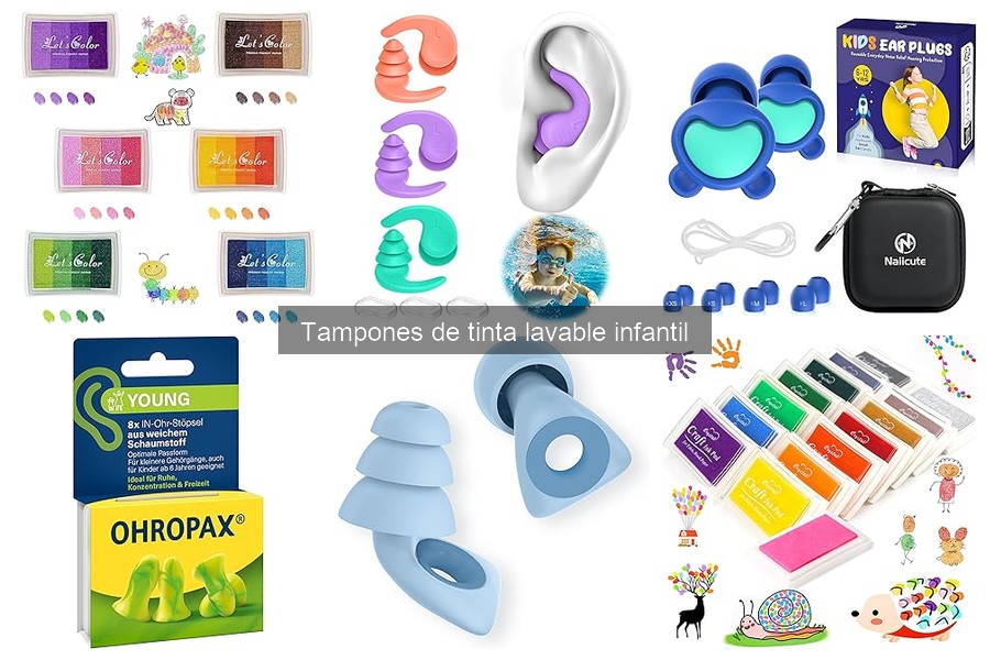 Alternativas a los tampones de tinta lavable infantil