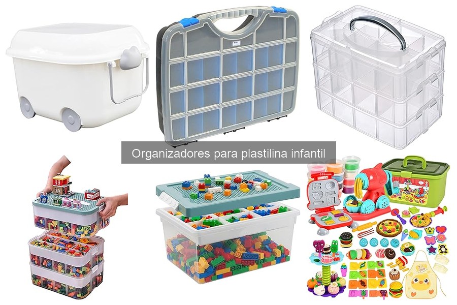 Alternativas a organizadores para plastilina infantil