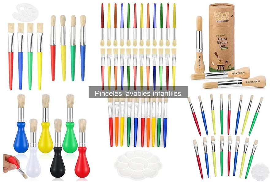 Alternativas a pinceles lavables para manualidades infantiles