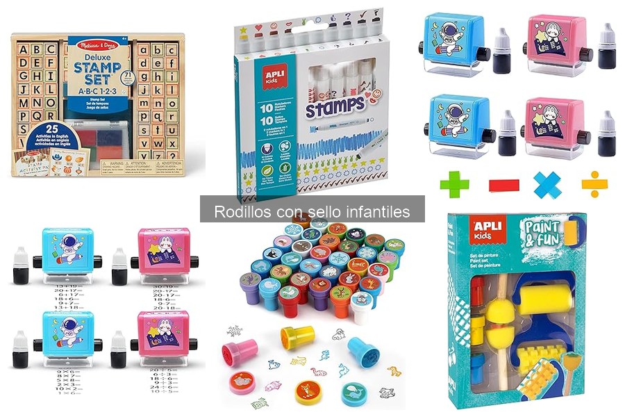 Alternativas a Rodillos con Sello para Manualidades Infantiles