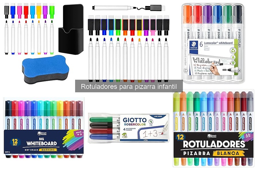 Alternativas a rotuladores para pizarra infantil