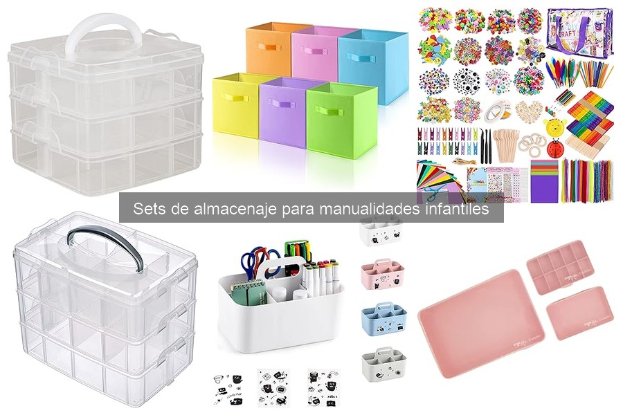 Alternativas a Sets de Almacenaje para Manualidades Infantiles