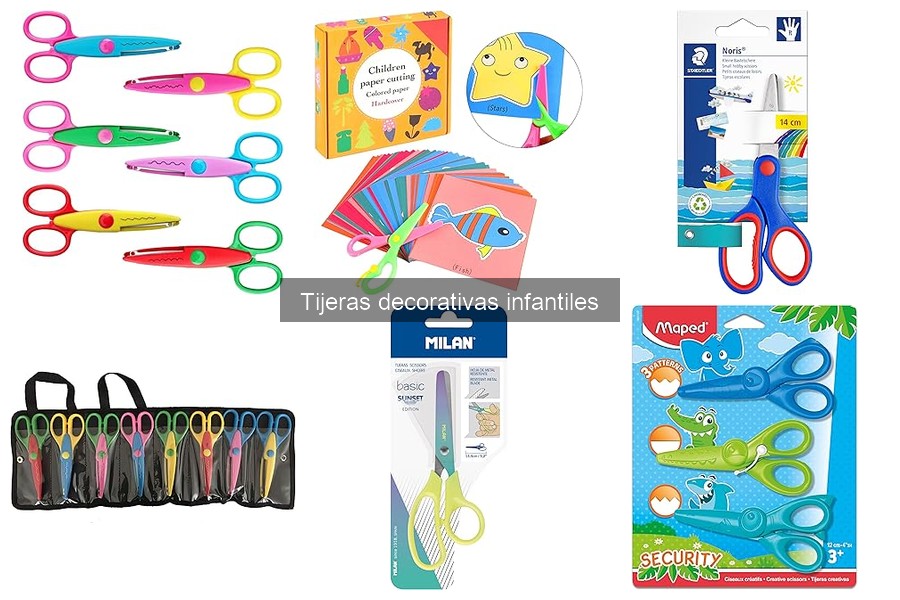 Alternativas a Tijeras Decorativas Infantiles: Mejores Opciones