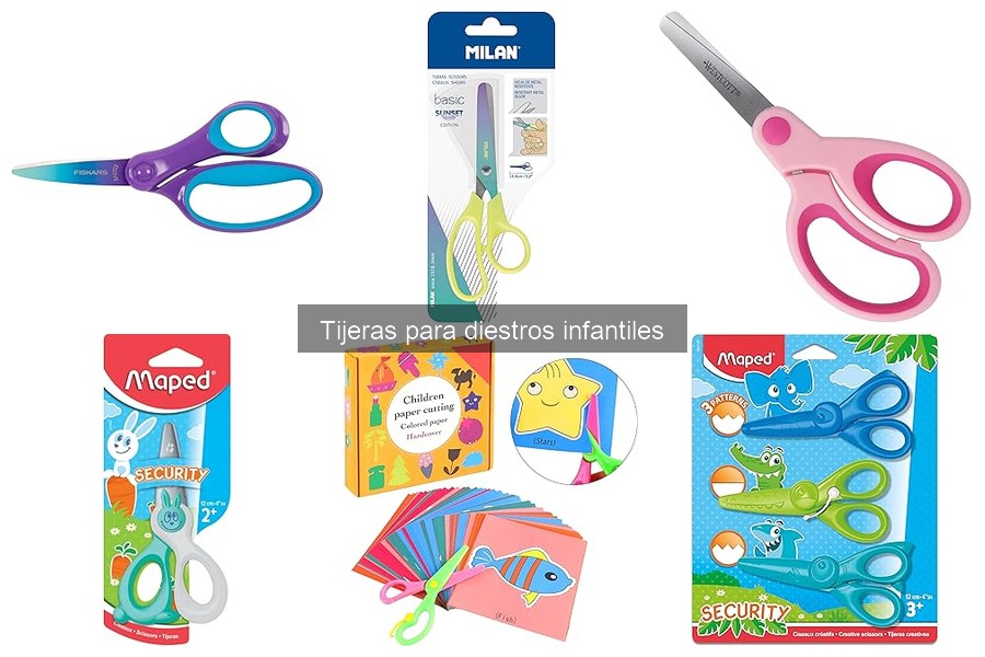 Alternativas a tijeras para diestros infantiles: soluciones seguras
