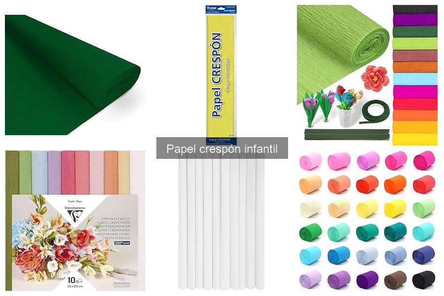 Alternativas al papel crespón infantil para manualidades