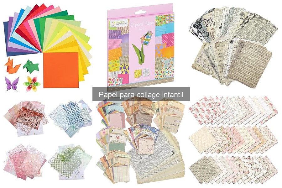 Alternativas al Papel Tradicional para Collage Infantil