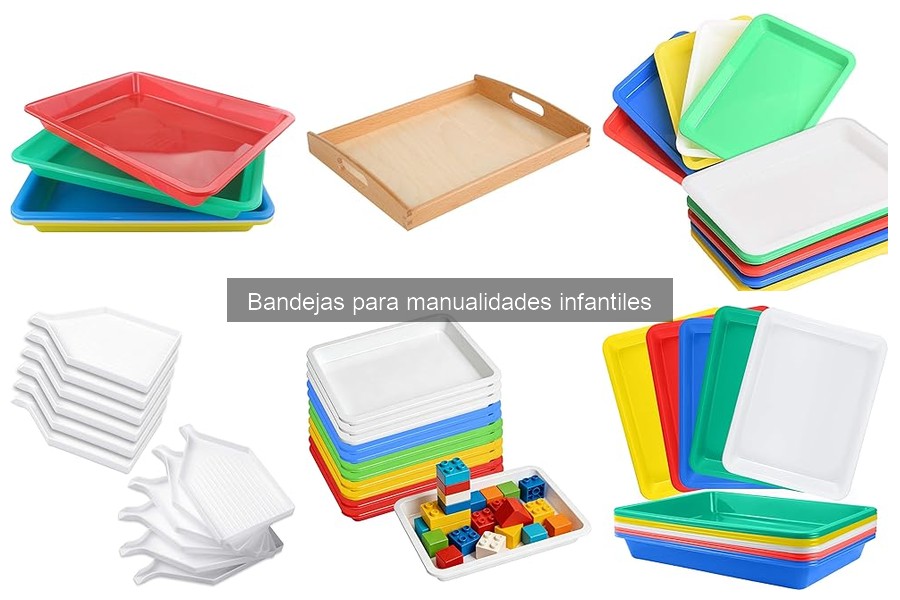 Alternativas Creativas a Bandejas para Manualidades Infantiles