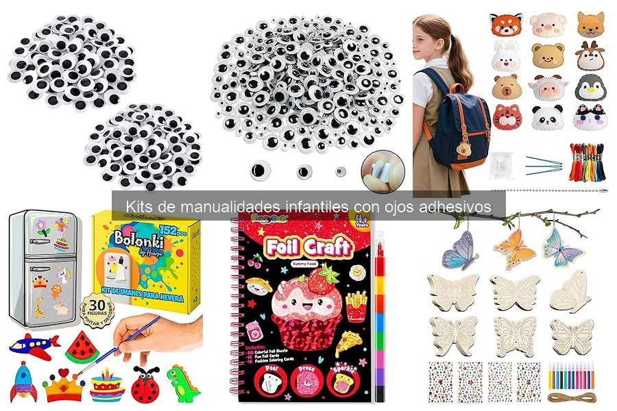 Alternativas creativas a kits de manualidades con ojos adhesivos