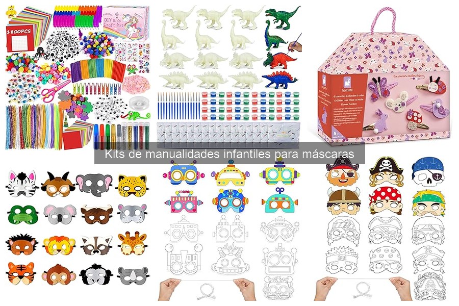 Alternativas creativas a kits de manualidades para máscaras