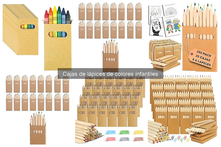Alternativas creativas a las cajas de lápices de colores infantiles