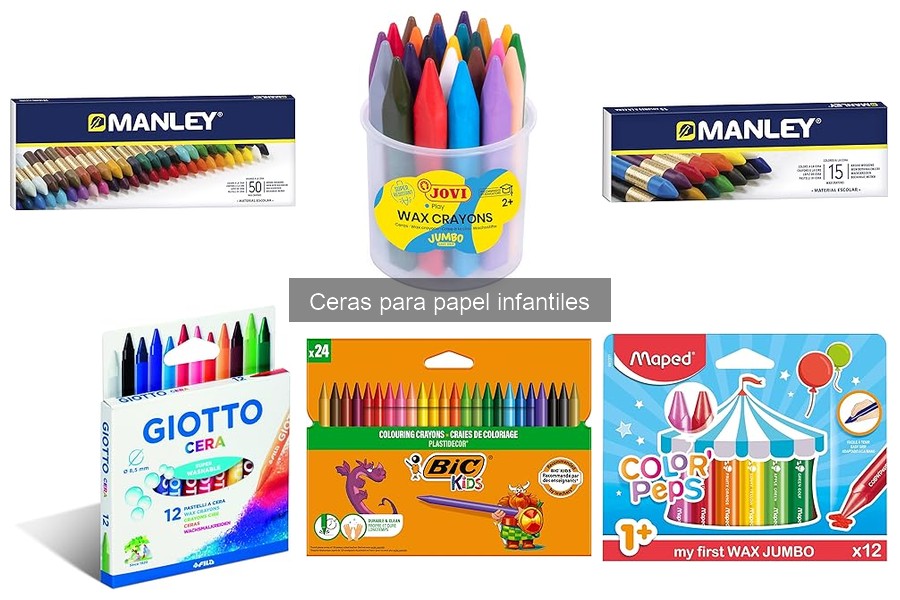 Alternativas creativas a las ceras para papel infantiles