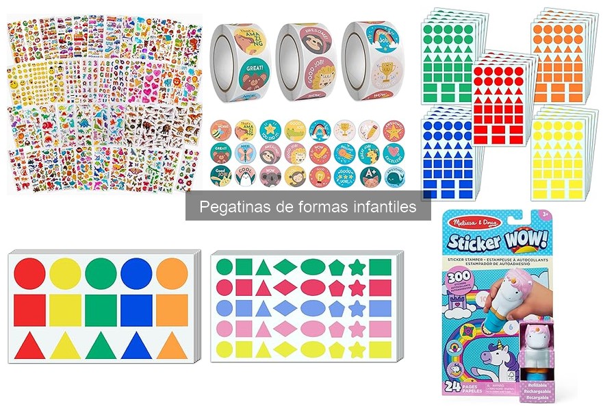 ** Alternativas Creativas a las Pegatinas de Formas Infantiles