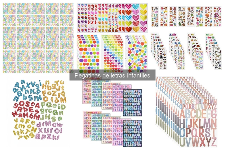 Alternativas Creativas a las Pegatinas de Letras Infantiles