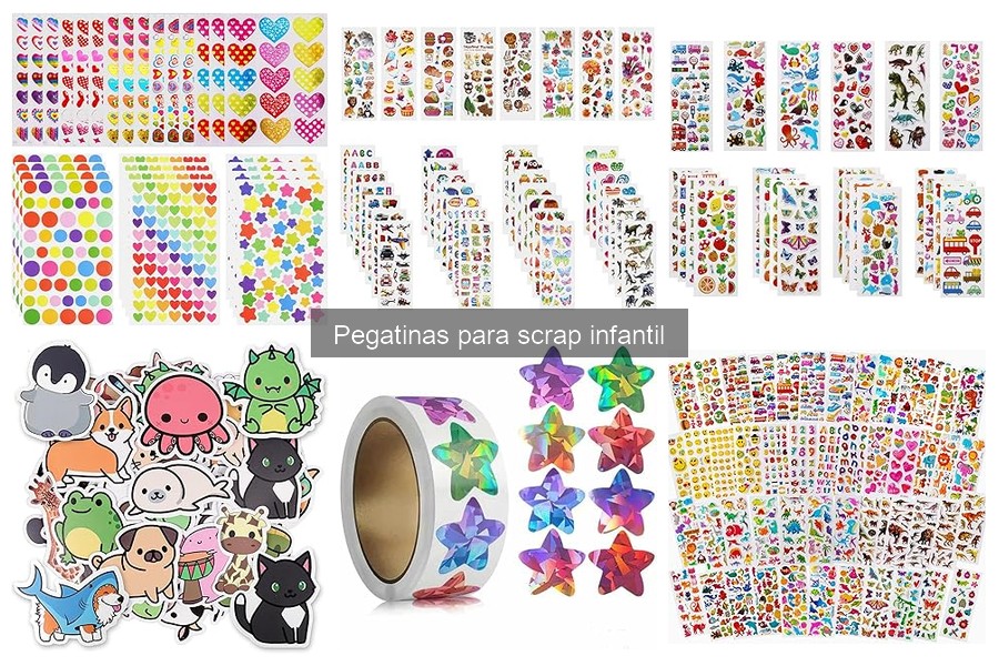 Alternativas creativas a las pegatinas para scrapbooking infantil