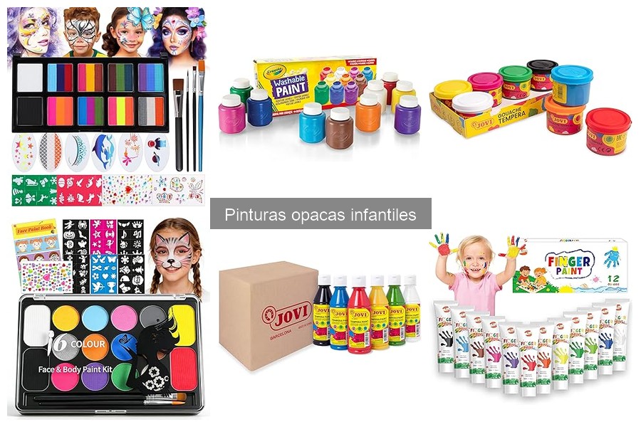 Alternativas creativas a las pinturas opacas infantiles
