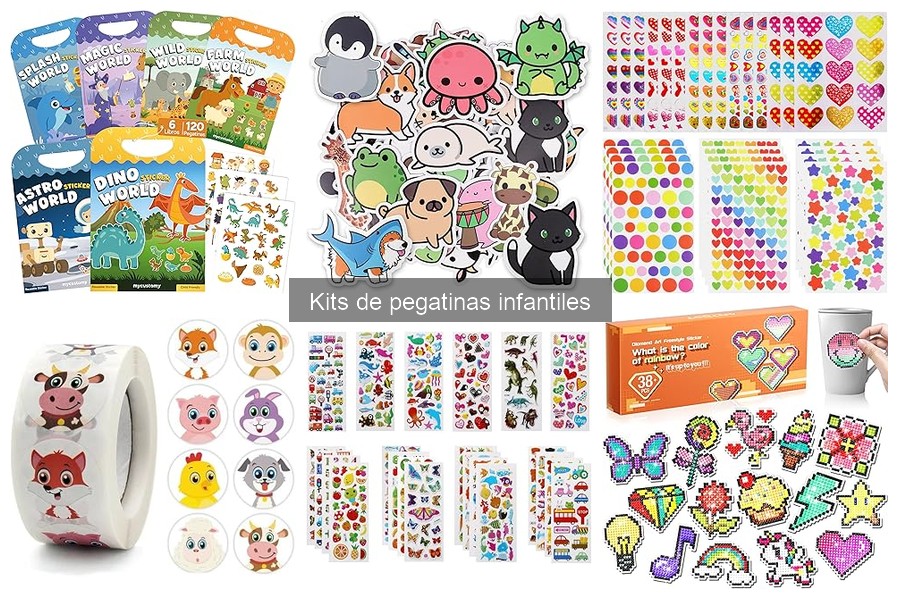 Alternativas creativas a los kits de pegatinas infantiles