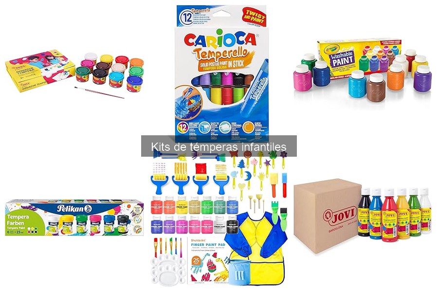 Alternativas creativas a los kits de témperas infantiles