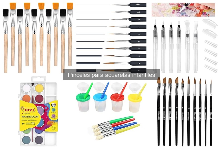 Alternativas creativas a los pinceles de acuarela para niños