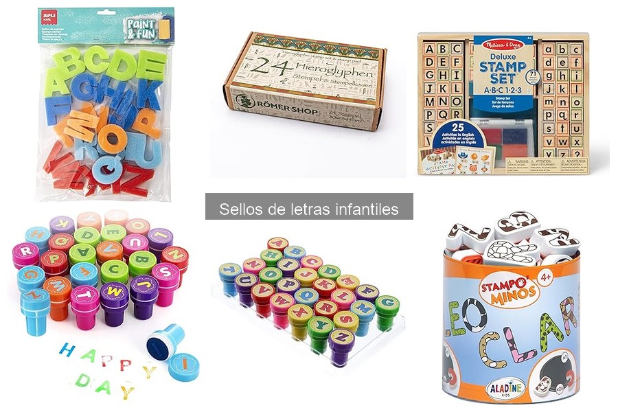 Alternativas creativas a los sellos de letras infantiles