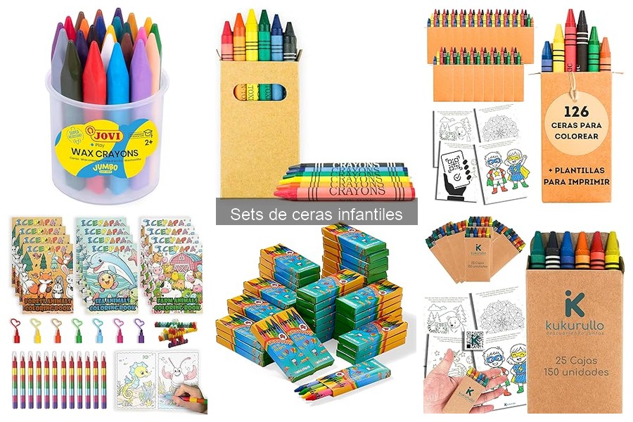 Alternativas creativas a los sets de ceras infantiles