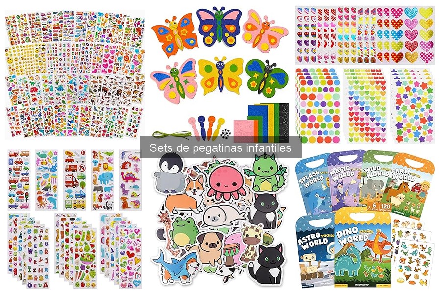 Alternativas creativas a los sets de pegatinas infantiles