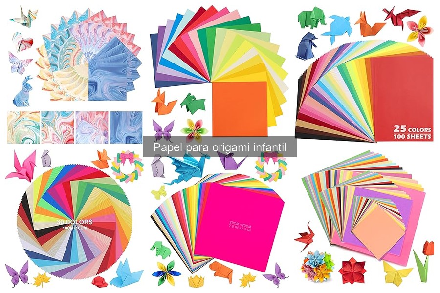Alternativas creativas al papel para origami infantil