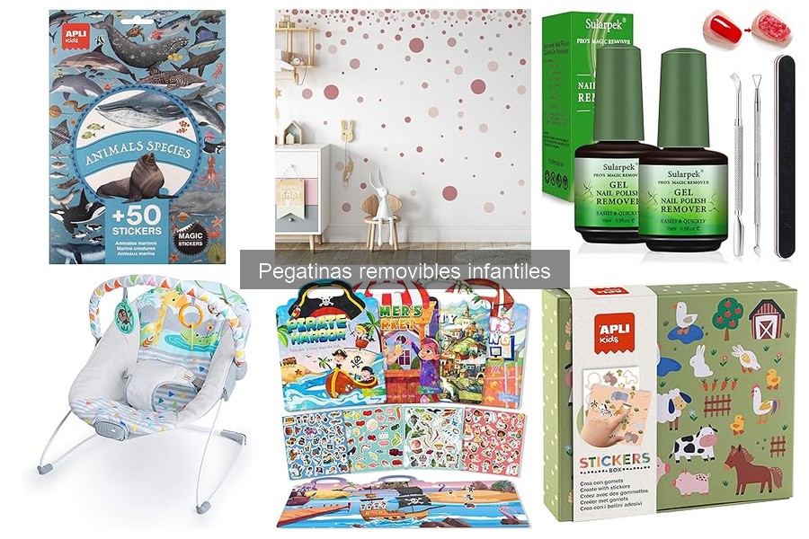 Alternativas ecológicas de pegatinas removibles infantiles