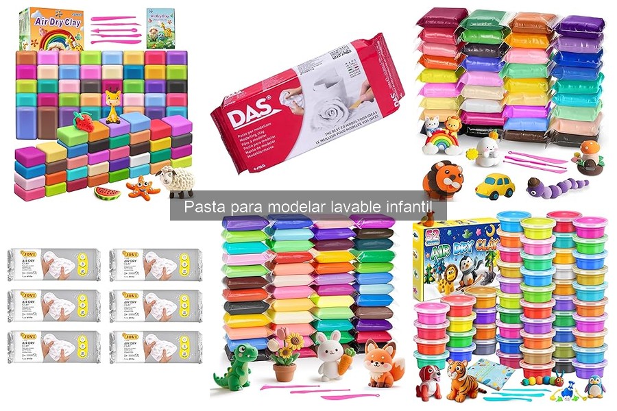 Alternativas seguras a la pasta para modelar lavable infantil