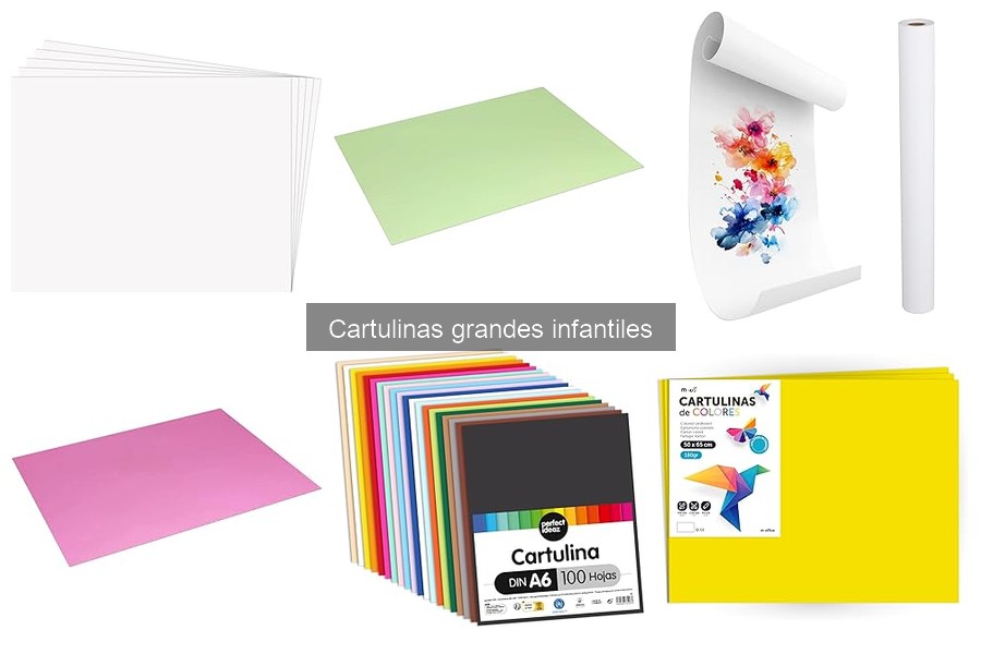 Alternativas útiles a las cartulinas grandes infantiles