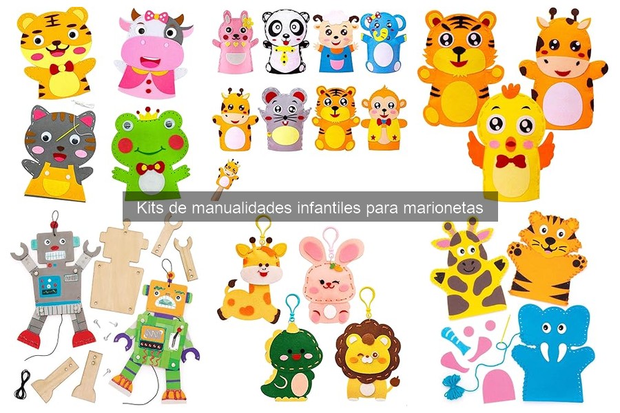 Beneficios de hacer manualidades con marionetas para niños
