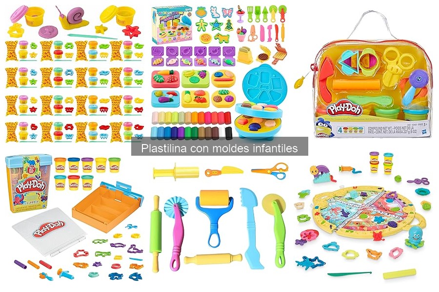 Beneficios de la plastilina con moldes para niños