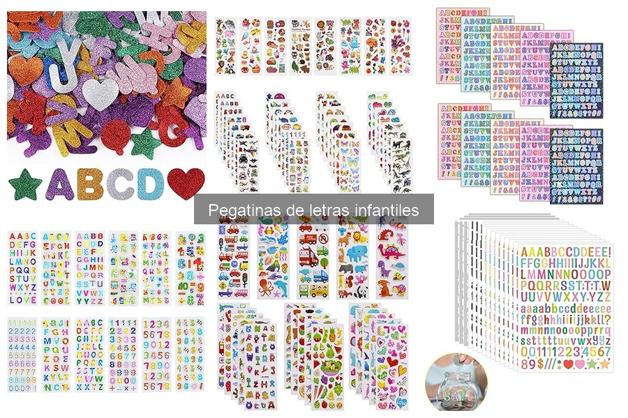Beneficios de las pegatinas de letras en manualidades infantiles