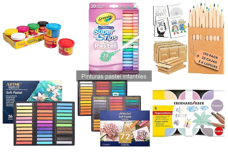 Beneficios de las pinturas pastel en el desarrollo infantil