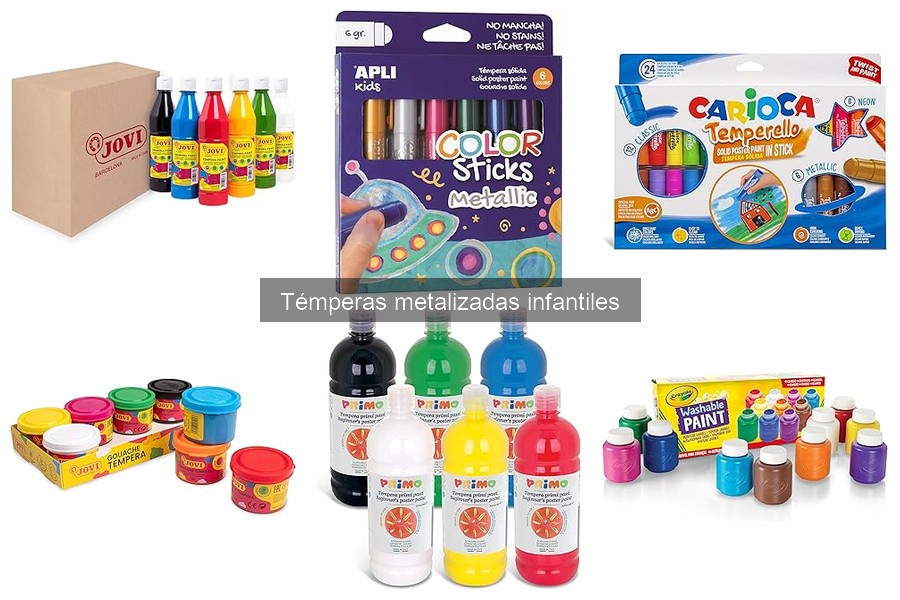 Beneficios de las Témperas Metalizadas en Manualidades Infantiles