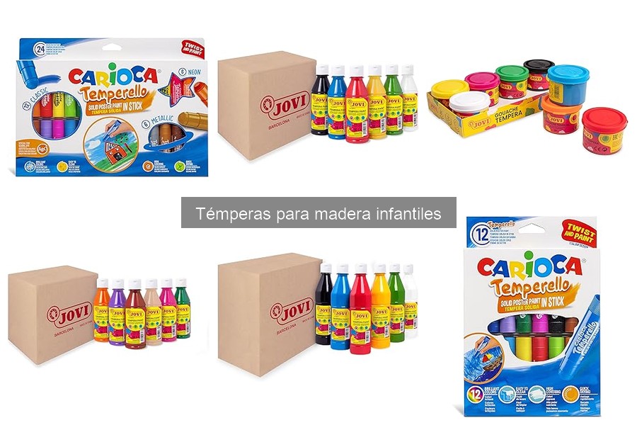 Beneficios de las Témperas para Madera en Manualidades Infantiles