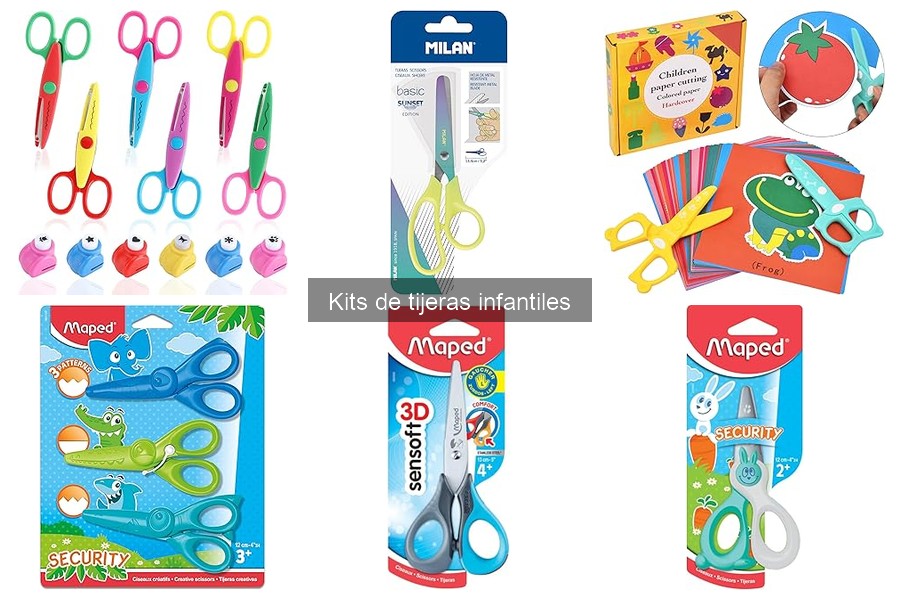 Beneficios de las tijeras con formas en manualidades infantiles