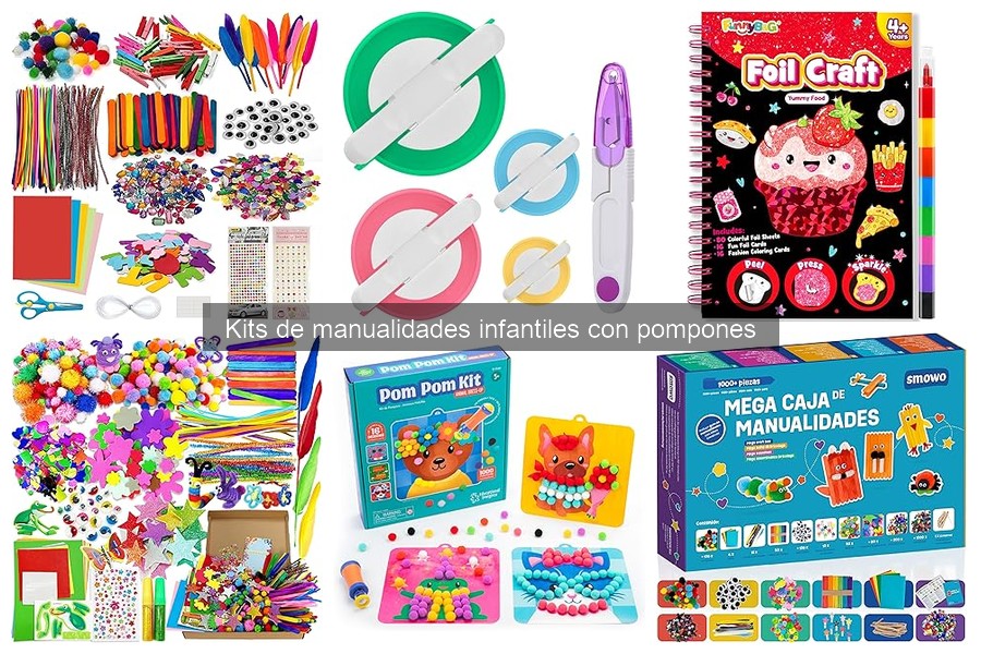 Beneficios de los Kits de Manualidades con Pompones para Niños