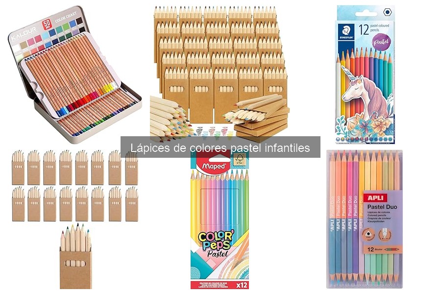 Beneficios de los lápices de colores pastel en el desarrollo infantil