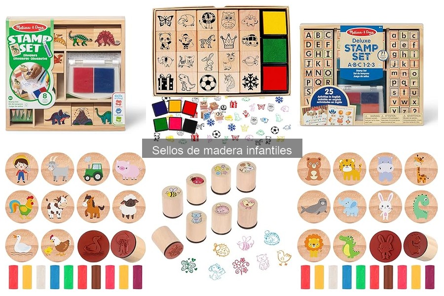 Beneficios de los Sellos de Madera en Manualidades Infantiles