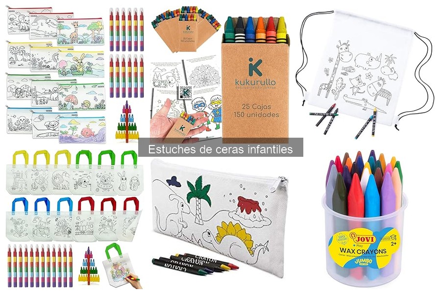 Beneficios de usar ceras al pintar para niños