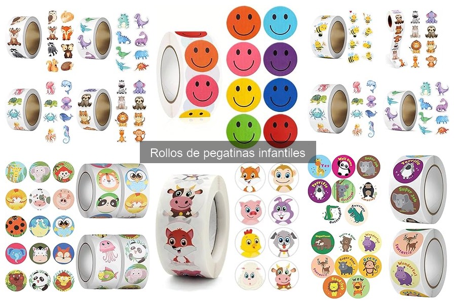 Beneficios de usar rollos de pegatinas infantiles en la educación