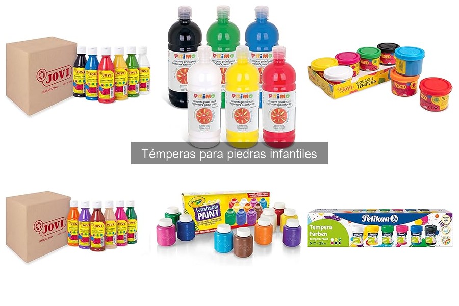 Beneficios de usar témperas en manualidades infantiles