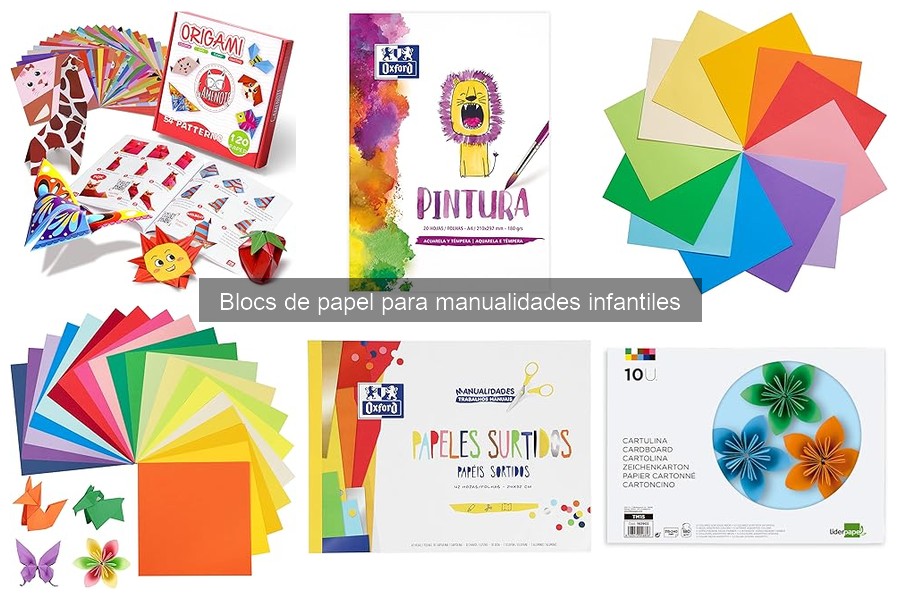 Blocs de papel para manualidades infantiles: ¿qué son y cómo elegirlos?