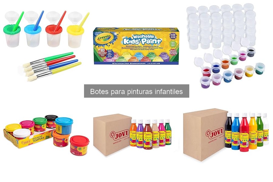 Botes para pinturas infantiles a buen precio | Ofertas y calidad