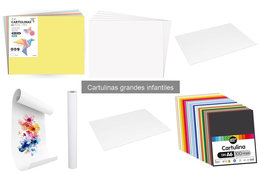 Cartulinas grandes infantiles: ¿aptas para todas las edades?