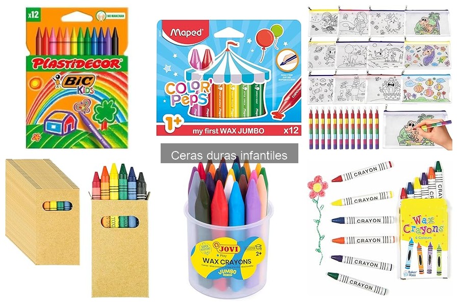 Ceras duras infantiles eco-amigables: beneficios y opciones
