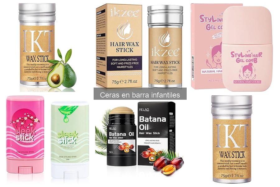 Ceras en Barra que No Manchan: Compra Inteligente para Niños