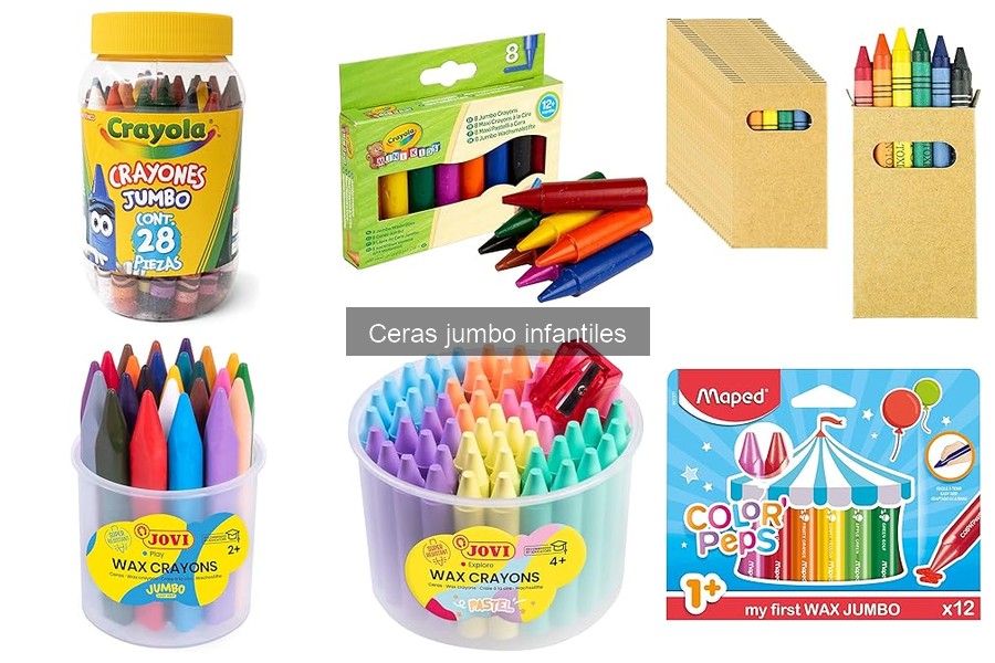 Ceras jumbo infantiles: ¿Son seguras para los niños?