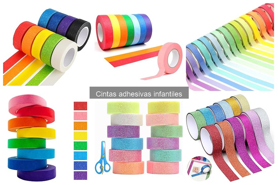 Cintas adhesivas infantiles para diferentes superficies